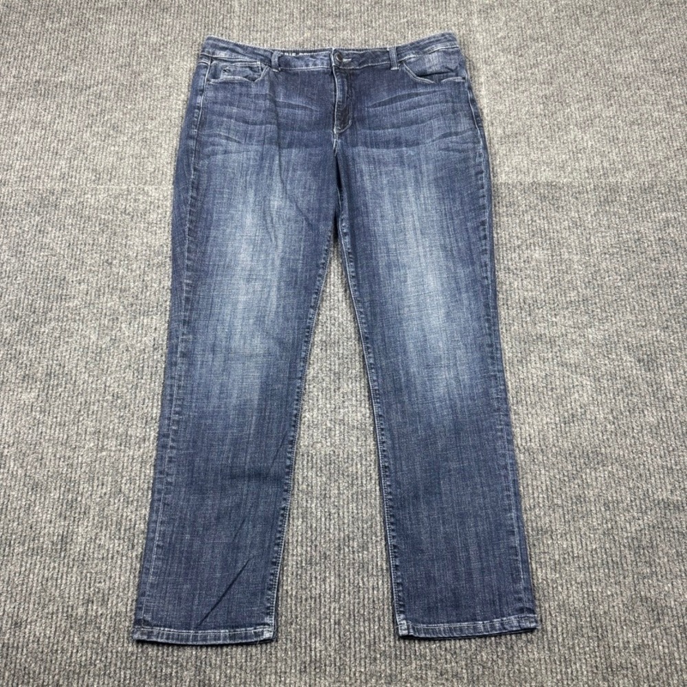 Laurie Felt Classic Boyfriend Jeans Blue Denim A351981 Womens 16